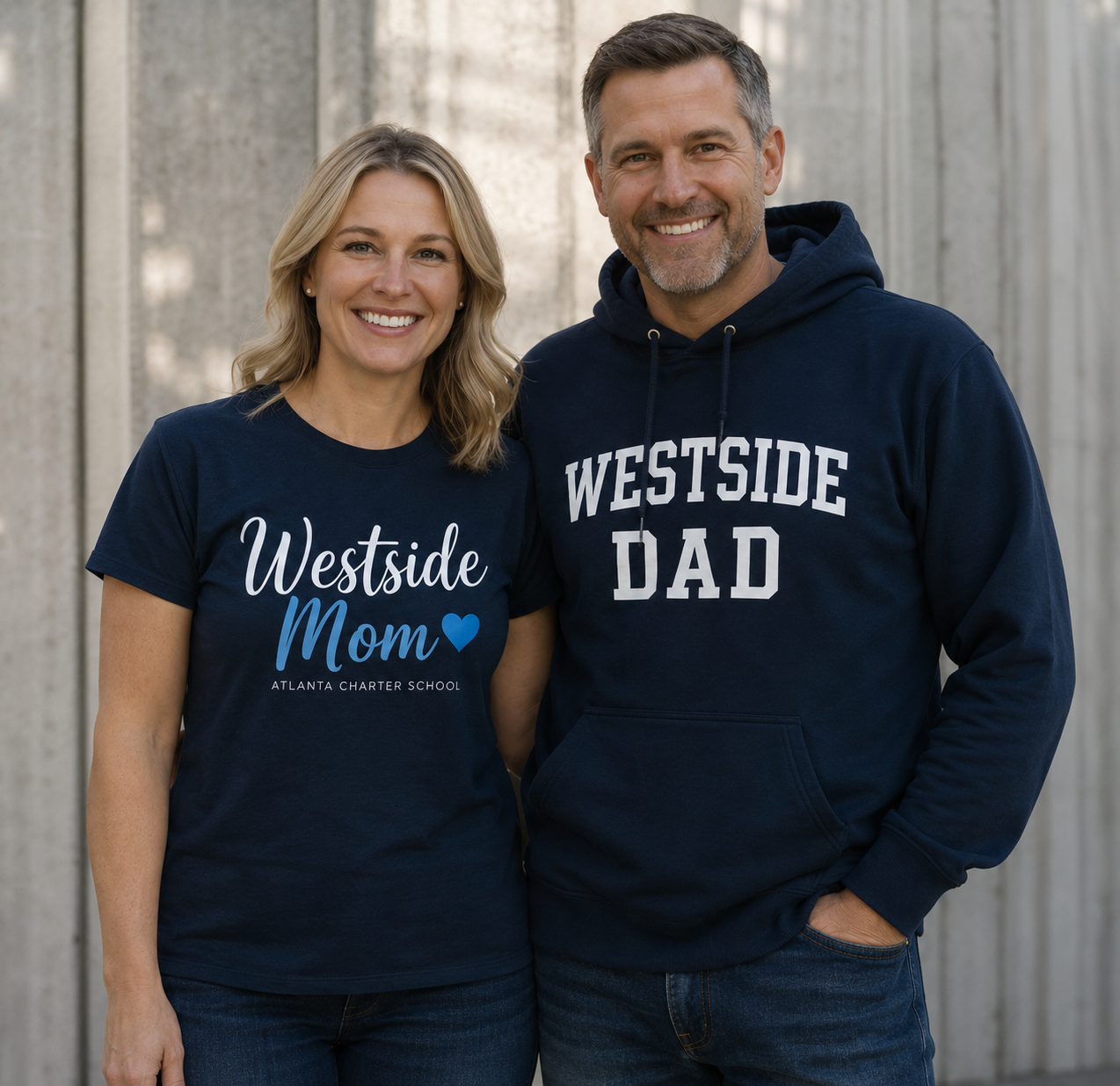 Westside parents in spirit gear